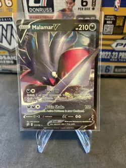 POKEMON TCG MALAMAR V 121/192 REBEL CLASH HOLO ULTRA RARE ENGLISH - Image 1