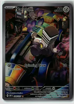 Varoom ⭐ 206/197 Holo Illustration Rare Obsidian Flames 2023 Pokemon NM - Image 1