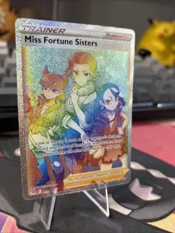 Miss Fortune Sisters 209/196 Full Art Rainbow Rare Pokemon TCG Lost Origin NM - Image 4