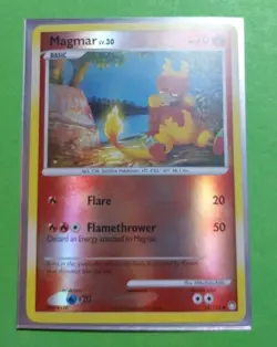 Magmar 54/123 Mysterious Treasures Reverse Holo Pokemon, LP - Image 1