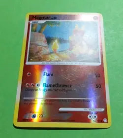 Magmar 54/123 Mysterious Treasures Reverse Holo Pokemon, LP - Image 3