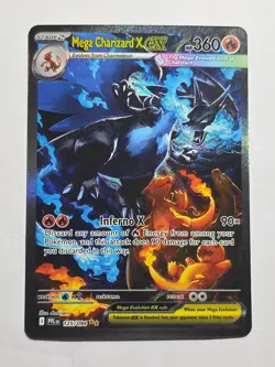 Mega Charizard X ex - 125/094, Phantasmal Flames, Pokemon TCG, Near Mint/Mint - Image 1