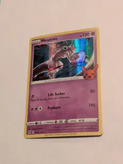 🔥 Pokemon TCG 🔥 Mewtwo 056/172 🔥 Trick or Trade Halloween Stamp ✈🚀 VLP - Image 1