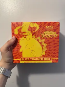 Pokemon TCG Sword & Shield Vivid Voltage Elite Trainer Box Sealed - Image 1