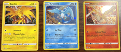Pokemon TCG - Zapdos 48/185 Articuno 36/195 Moltres 21/172 Cosmos Holo Promo NM - Image 1