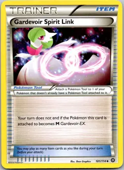 Gardevoir Spirit Link 101/114 - XY - Steam Siege Uncommon Pokemon TCG NM - Image 1