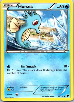 Horsea 18/116 - Plasma Freeze Pokemon Common LP - Image 1
