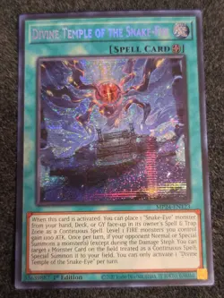 Yugioh MP24-EN123 - Divine Temple of the Snake-Eye - Secret Rare - Image 1