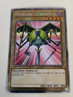 Yugioh Mechanicalchaser x 3 - 1st Edition Platinum Secret Rare LP - Free Holo - Image 2
