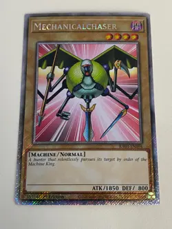 Yugioh Mechanicalchaser x 3 - 1st Edition Platinum Secret Rare LP - Free Holo - Image 4