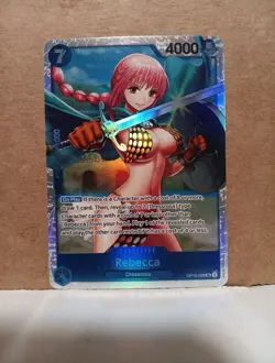 Rebecca OP10-058 One Piece Royal Blood Super Rare Near Mint - Image 1