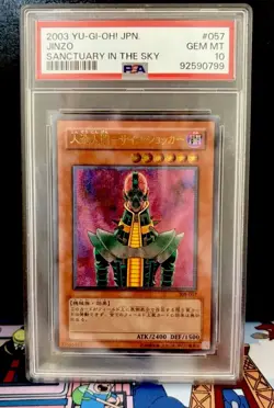 PSA 10 Gem Mint Jinzo 308-057 Sanctuary in the Sky 2003 Japanese Graded Card - Image 1