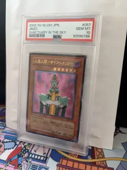 PSA 10 Gem Mint Jinzo 308-057 Sanctuary in the Sky 2003 Japanese Graded Card - Image 3