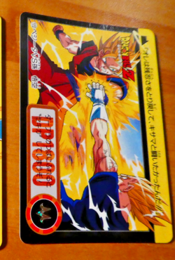 DRAGON BALL Z DBZ HONDAN PART CARDDASS CARD CARTE 123 JAPAN NM 1994 - Image 1