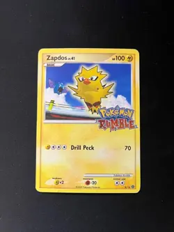Zapdos 8/16 Pokemon Rumble Stamped Promo Pokemon Card 2009 - Image 1