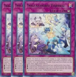 Yugioh - Solfachord Formal x 3 - Rare - 1st Edition - Free Holographic Card - Image 1