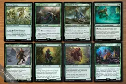 MTG Set of 8 Popular GREEN Elf Cards *NM* Magic Elves Commander Group EDH Deck - Image 1