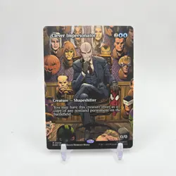 Mtg. Clever Impersonator. Borderless. Marvel Universe Spiderman #8 Regular - Image 1