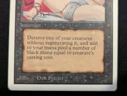 Sacrifice - Unlimited - LP - Magic the Gathering - MTG - Black - Interrupt - Image 2