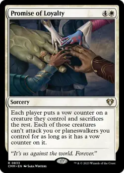 MTG Promise of Loyalty ** Commander Masters ** English (NM) - Image 1