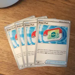 Pokemon TCG: Poke Pad 081/088 X4 Playset - Perfect Order - Near Mint - Image 1