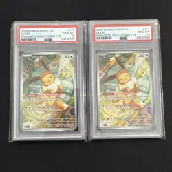 2025 POKEMON SVP EN-SV BLACK STAR PROMO #173 EEVEE Pair Of Sequential PSA 10 - Image 1