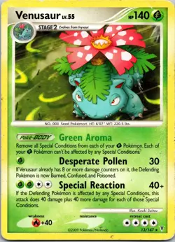 Venusaur 13/147 Holo Rare Supreme Victors MP Pokemon TCG CREASE - Image 1