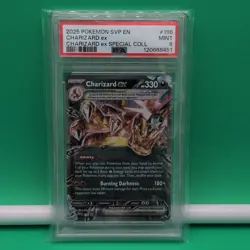 Pokemon Charizard ex 196 SV Promo Special Collection Holo PSA 9 2025 English - Image 1