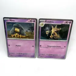 Abra 063/165 Kadabra 064/165 Cosmos Holo Promo S&V 151 Pokemon - Image 1