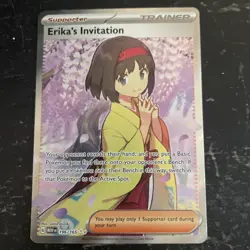 Erika's Invitation - 196/165 - Ultra Rare Full Art - S&V 151 - Pokemon Card NM - Image 1