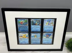 Pokemon Card Frame Display – Water Type Lot Gyarados, Magikarp, Lapras Wall Art - Image 2