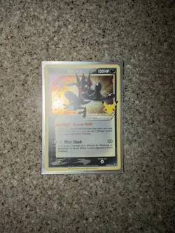 Pokemon Greninja Black Star Promo SWSH144 Celebration Gold Star Holo - Image 2