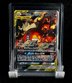 2021 RESHIRAM & CHARIZARD GX TAG TEAM • BLACK STAR PROMO • SM201 • POKEMON - Image 2