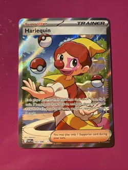 Harlequin 163/086 Full Art NM/M White Flare Pokemon Card - Image 1