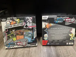 2 Pokemon Black Bolt And White Flare Unova Poster Collection Box Factory Sealed - Image 2