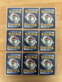 Lp/mp COMPLETE Pokemon BASE Set 17-102 Card COM- Uncommon + Rares Non-Holo - Image 5