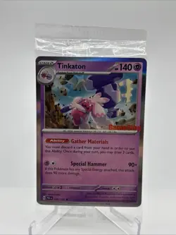 Pokemon TCG Tinkaton Paldea Evolved 105/193 Holo GameStop Promo Sealed - Image 1