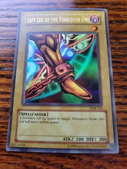 YUGIOH LEFT LEG OF THE FORBIDDEN ONE LOB-121 ULTRA MP!! - Image 1