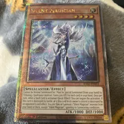 Silent Magician 1st Edition Quarter Century Secret Rare RA02-EN012 Yu-Gi-Oh! - Image 1