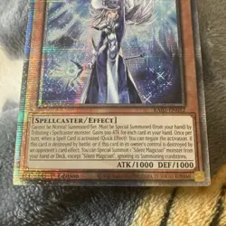 Silent Magician 1st Edition Quarter Century Secret Rare RA02-EN012 Yu-Gi-Oh! - Image 3