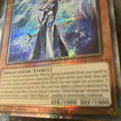 Silent Magician 1st Edition Quarter Century Secret Rare RA02-EN012 Yu-Gi-Oh! - Image 4