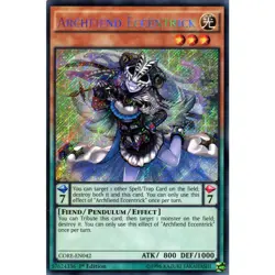 YUGIOH ARCHFIEND ECCENTRICK SECRET RARE 1ST EDITION NEAR MINT CORE-EN042 - Image 1