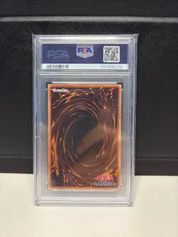 PSA8 YuGiOh Uria Lord of Searing Flames Secret Rare Original Artwork - Image 3