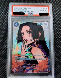 PSA10 Boa Hancock SP OP01-078 SR One Piece Card Kingdoms of Intrigue Gem Mint - Image 1