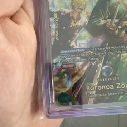 Roronoa Zoro PRB02-006 One Piece TCG Englisch / AOG , PSA, BGS Graded 9,5 - Image 4