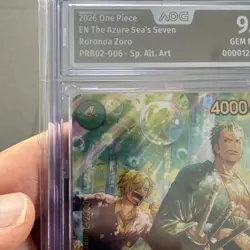 Roronoa Zoro PRB02-006 One Piece TCG Englisch / AOG , PSA, BGS Graded 9,5 - Image 5