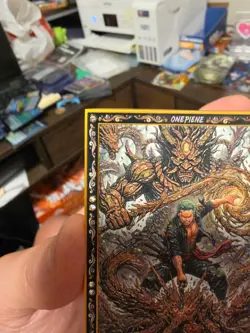 Zoro One Piece OP Bricked Metal Serialized Card 6/11 - Image 5