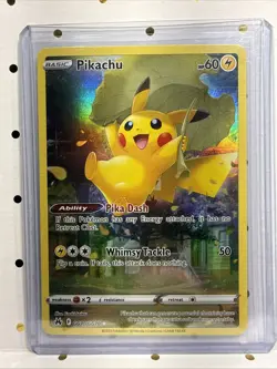 Pikachu Illustration Rare GG30 GG70 Crown Zenith Pokemon Card Holo Art Rare - Image 1