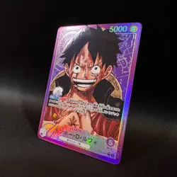 Monkey D. Luffy OP05-060 L Alt Art ONE PIECE Card NM Japanese Clean Copy - Image 2