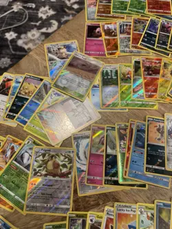 Pokemon TCG Reverse Holo & Holo Lot 100+Cards Mixed Sets Trainers Rare Bulk - Image 2